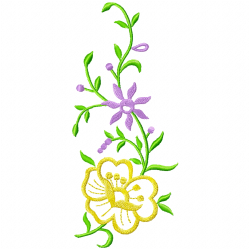 Flowers And Tree Embroidery Design 10 Flowers And Tree Embroidery Design 10